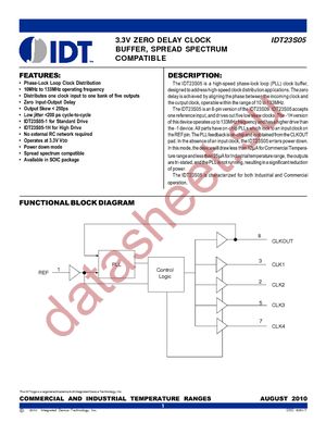 IDT23S05-1HDCG datasheet  